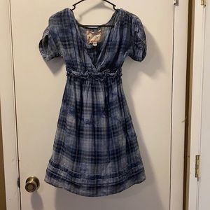 Chelsea & Violet Blue Plaid Dress